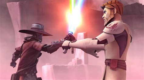 watch star wars the clone wars the box - cad bane saves obi wan.